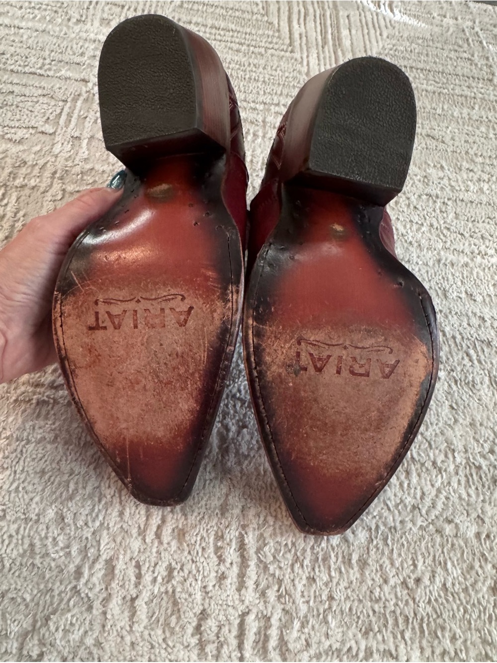 Ariat Dixon Western Booties. Size 9B - Picture 5 of 7
